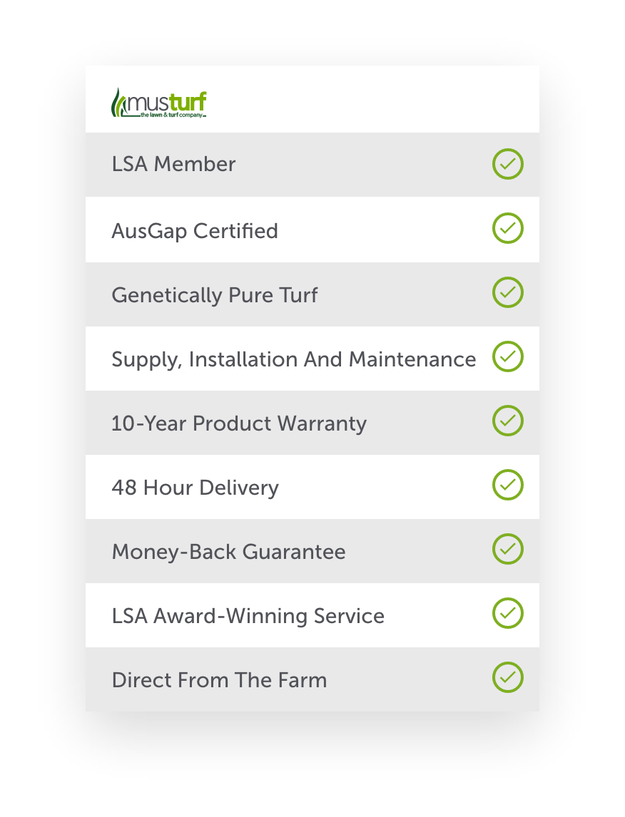 Reasons to Choose Musturf