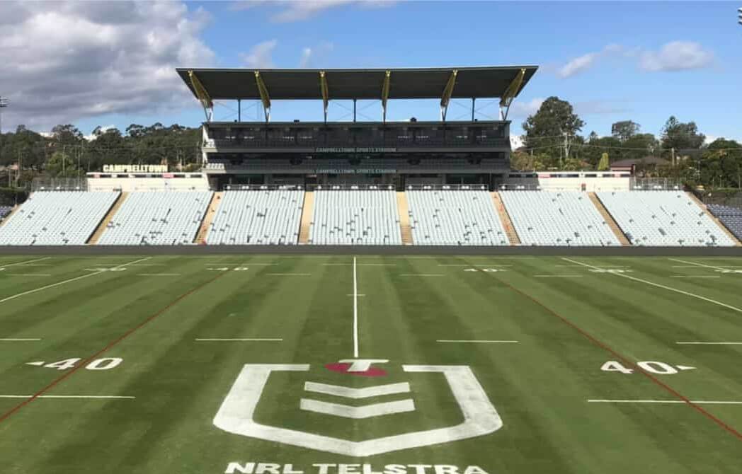 Sports Turf installed at the Campbelltown Sports Stadium